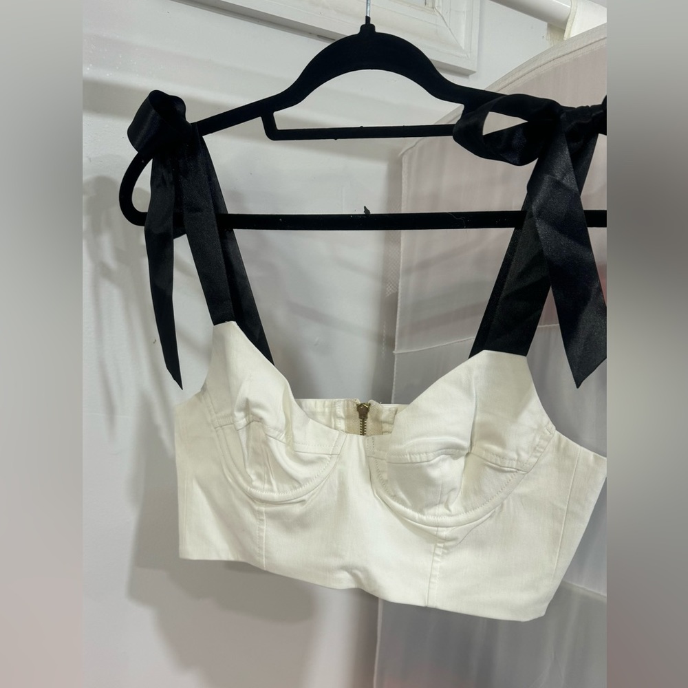 Coquette Bow Crop Top